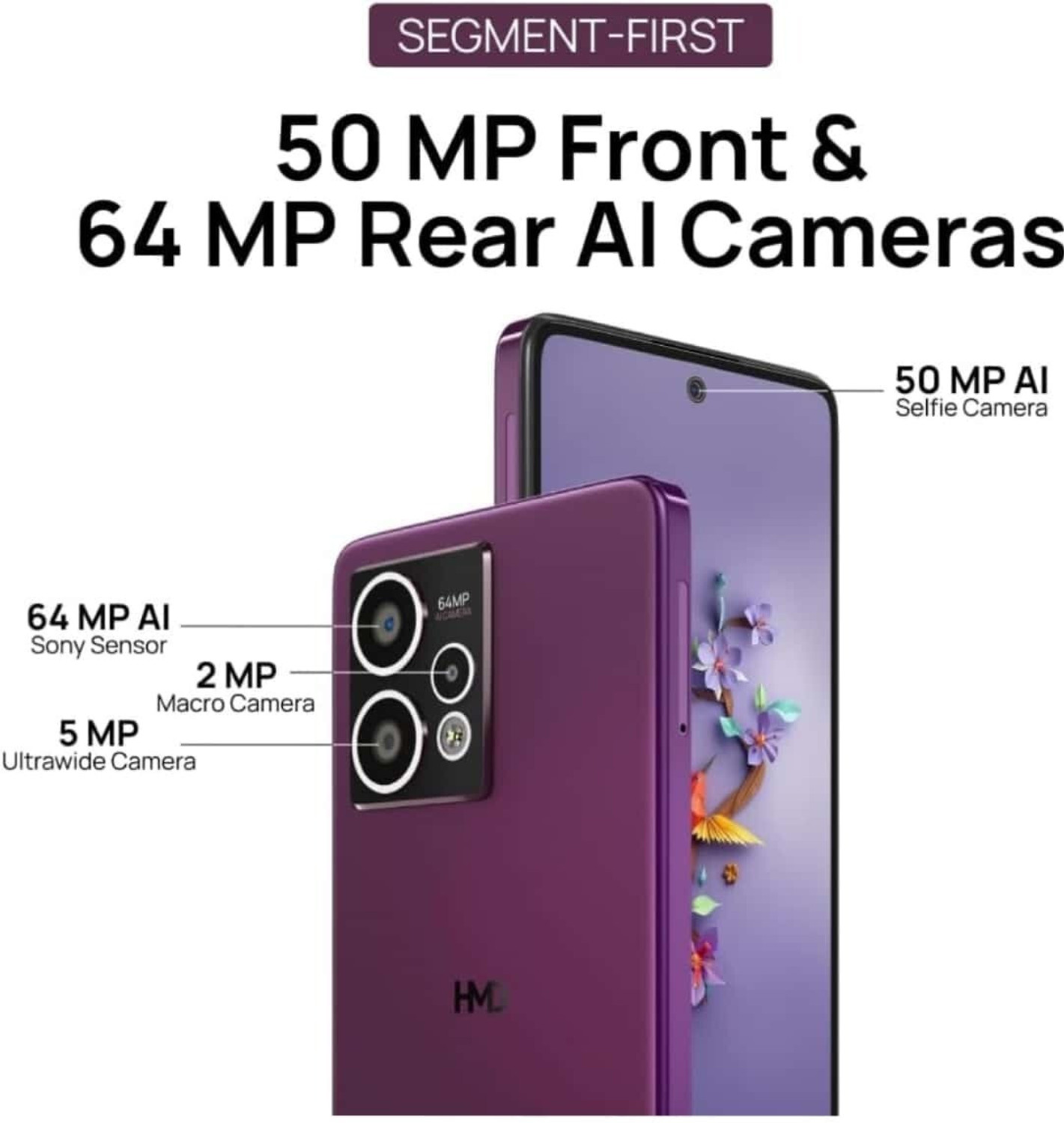 Image of hmd Crest Max 5G (Deep Purple, 256 GB)
