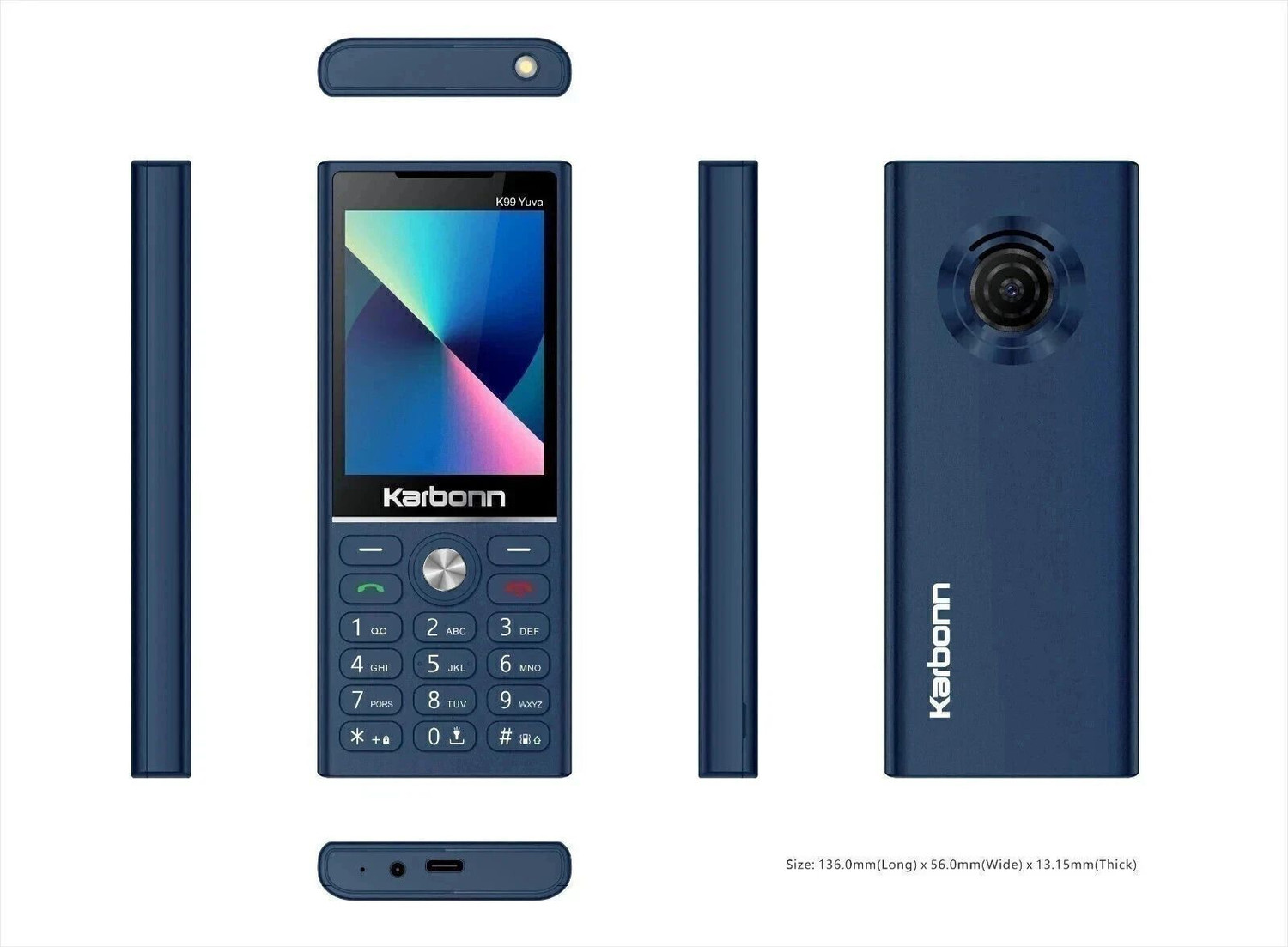 Image of KARBONN 2500mAh Battery|Type C Cable|MemoryCardSupport upto 32GB