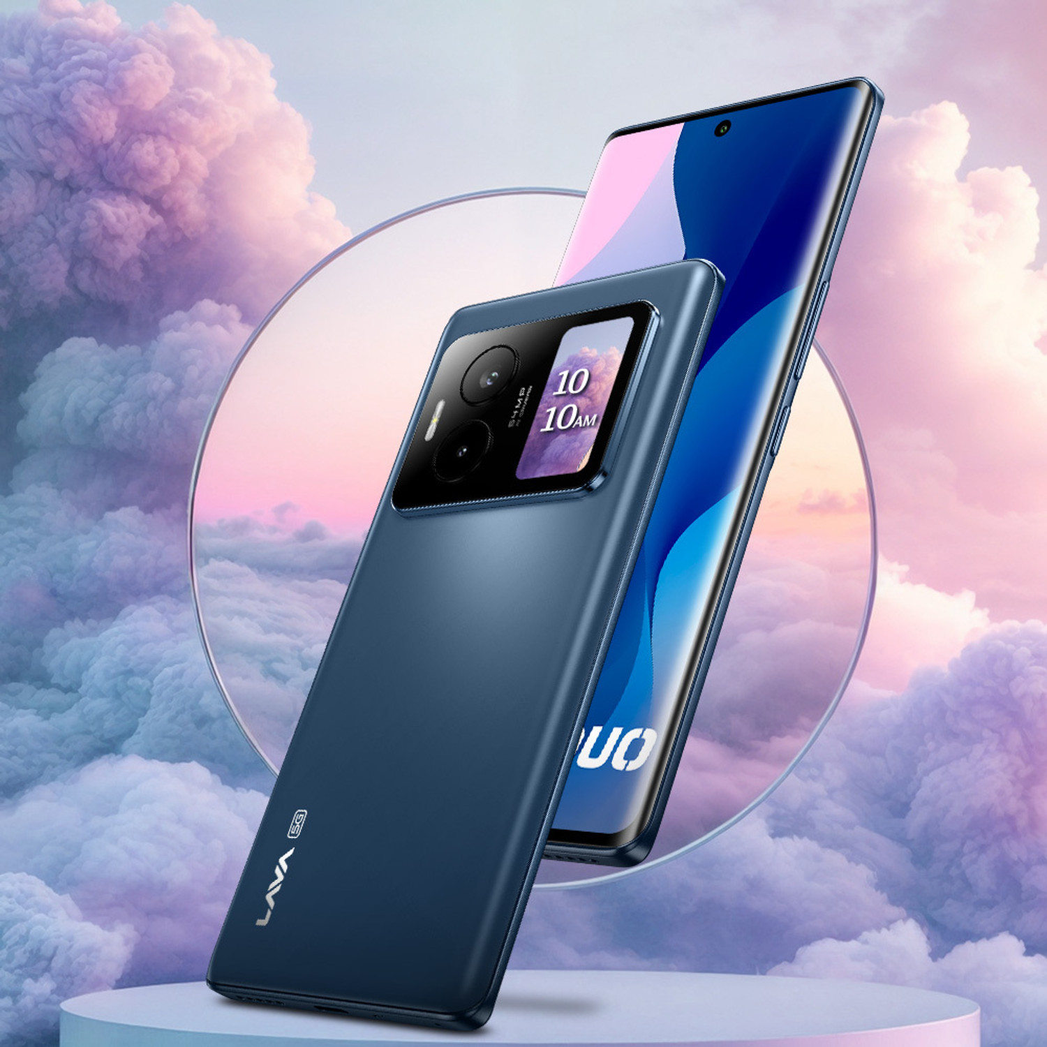 Image of LAVA Blaze Duo (Celestial Blue, 128 GB)