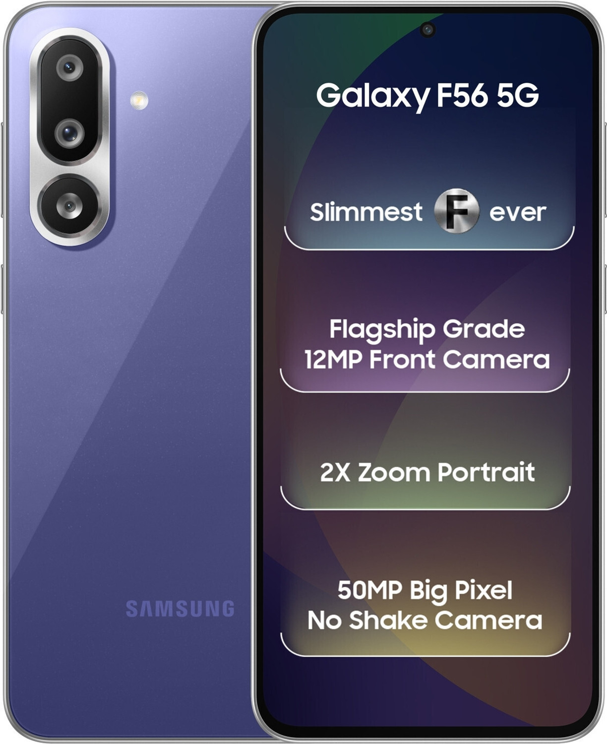 Image of Samsung Galaxy F56 5G (Violet, 256 GB)