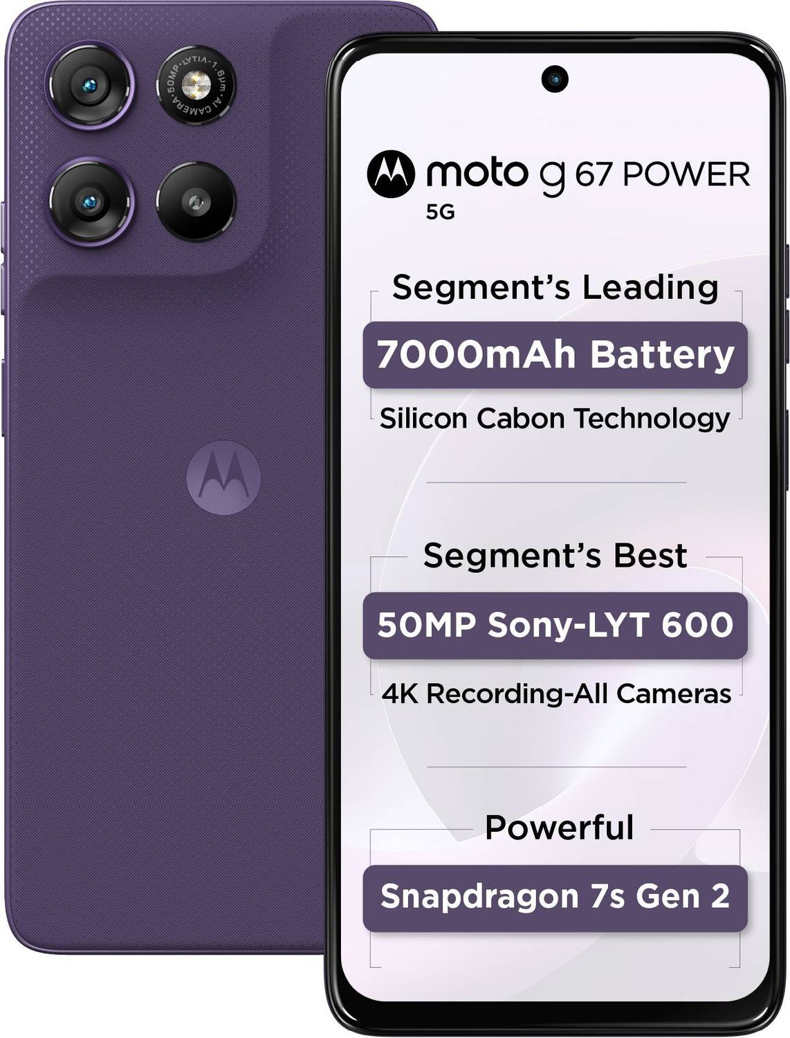 Motorola g67 power 5G (256 GB, Pantone PARACHUTE) - Image 1