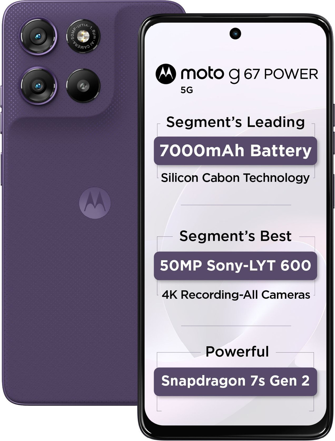 Image of MOTOROLA g67 power 5G Snapdragon (Pantone Parachute, 128 GB)