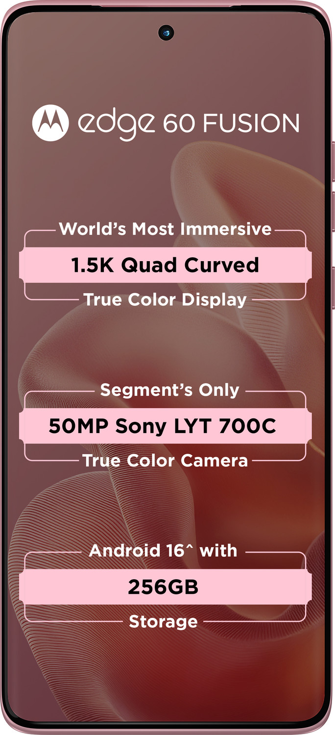 Image of MOTOROLA Edge 60 Fusion 5G (PANTONE Zephyr, 256 GB)