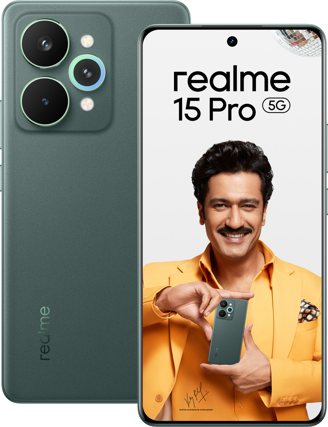 Image of realme 15 Pro 5G (Velvet Green, 256 GB)
