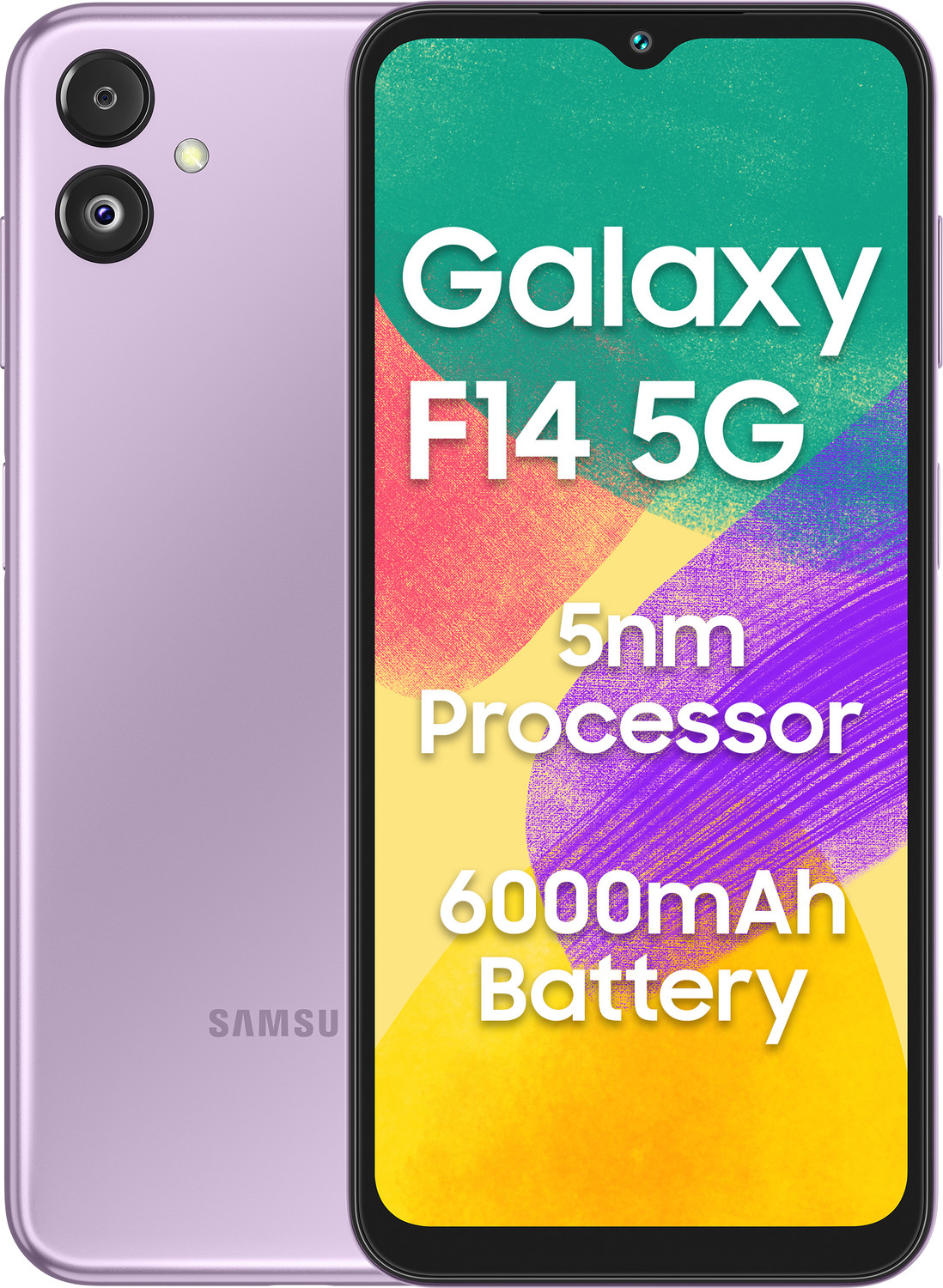 Image of Samsung Galaxy F14 5G (B.A.E. Purple, 128 GB)