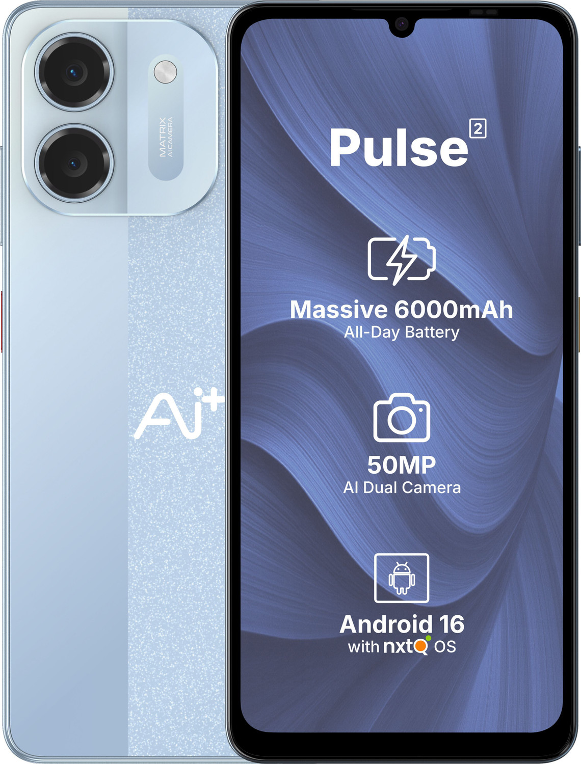 Image of Ai+ Pulse 2 (Blue, 128 GB)