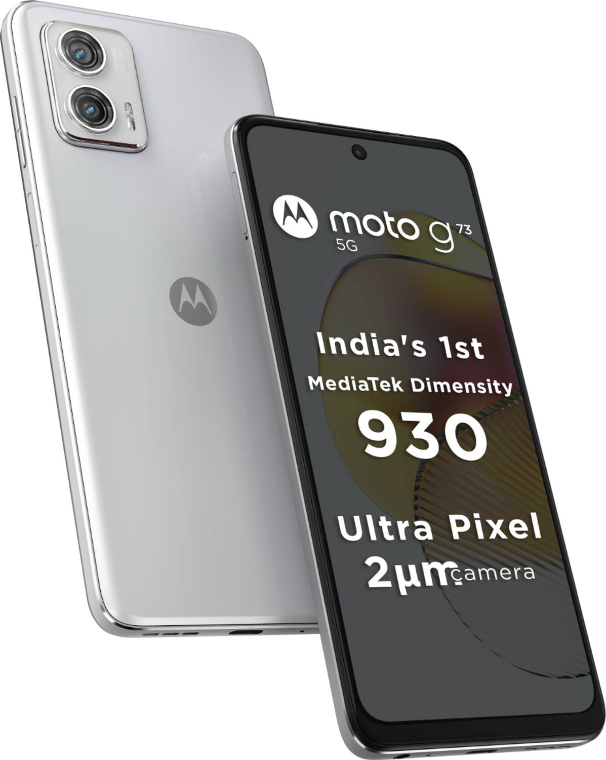 MOTOROLA g73 5G (Lucent White, 128 GB) (8 GB RAM)