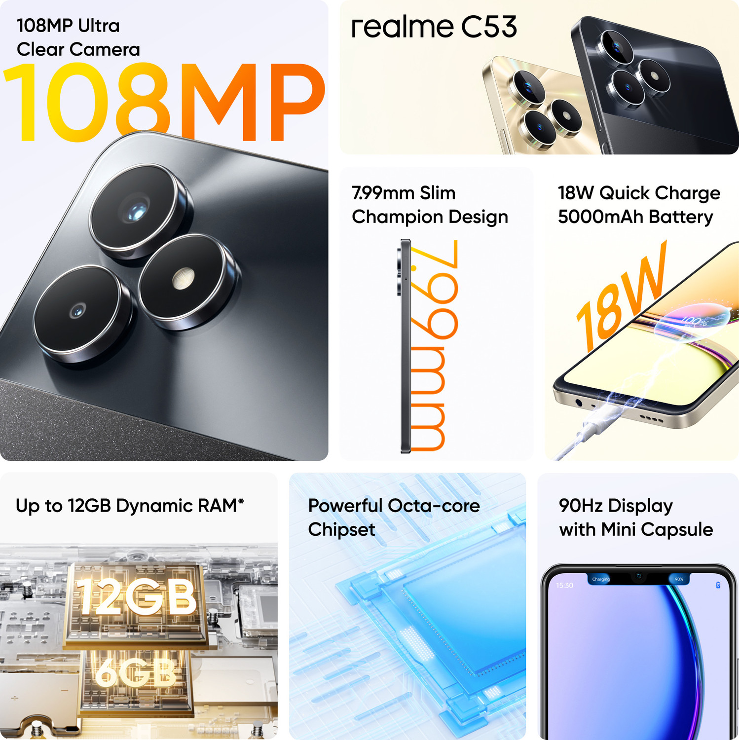 Image of realme C53 (Champion Black, 128 GB)