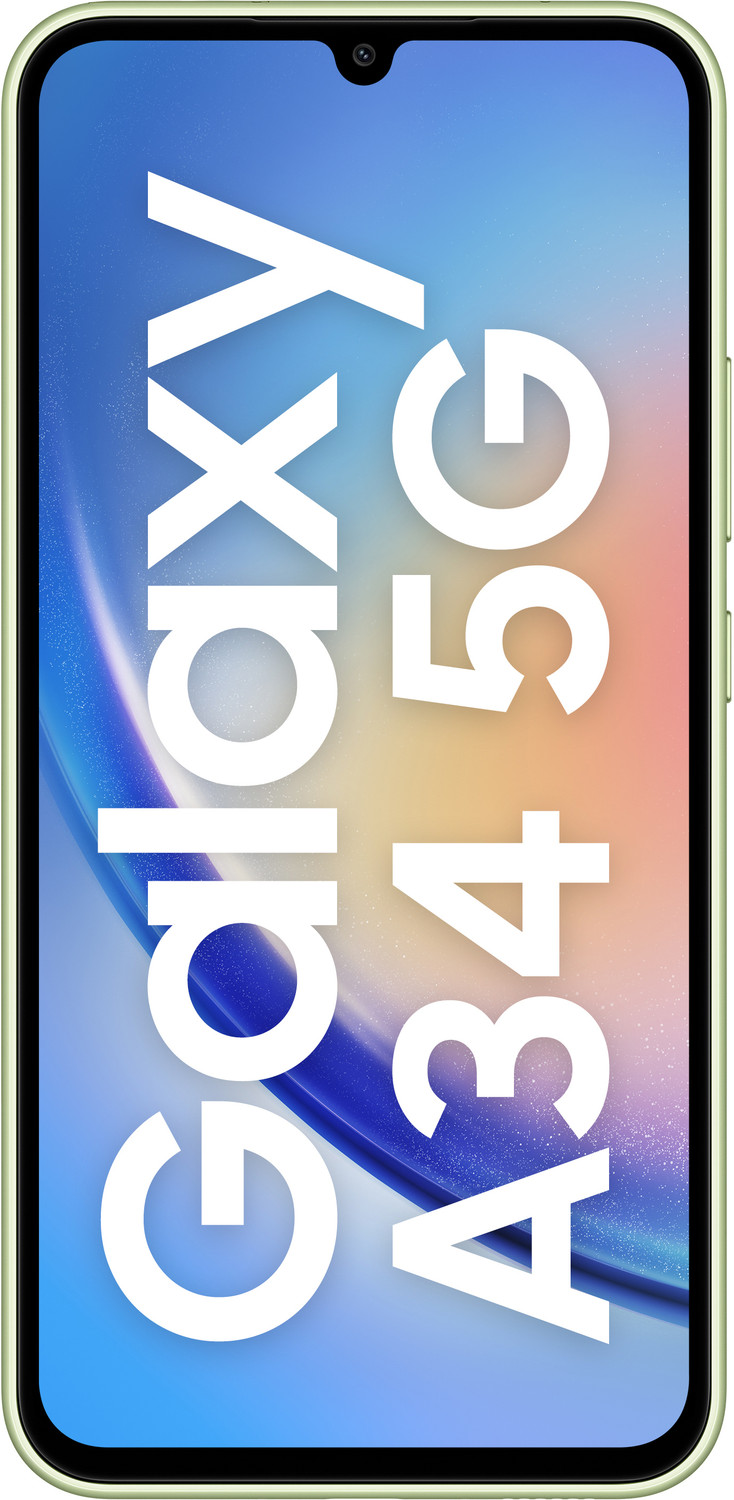 Image of Samsung Galaxy A34 5G (Awesome Lime, 256 GB)