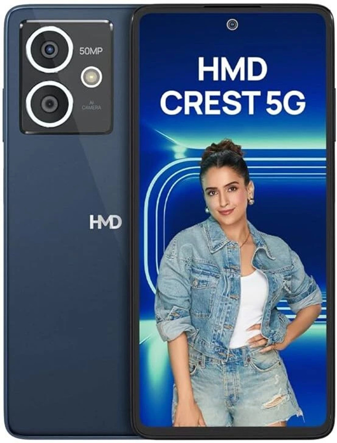 Image of hmd Crest 5G (Midnight Blue, 128 GB)