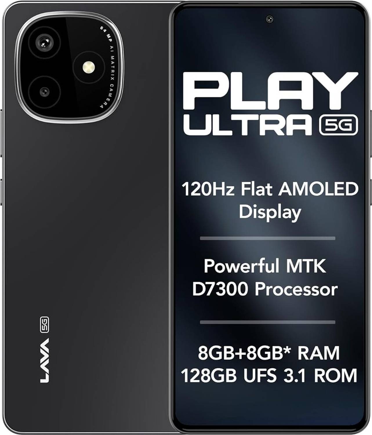 LAVA Play Ultra 5G (Arctic Slate, 128 GB)