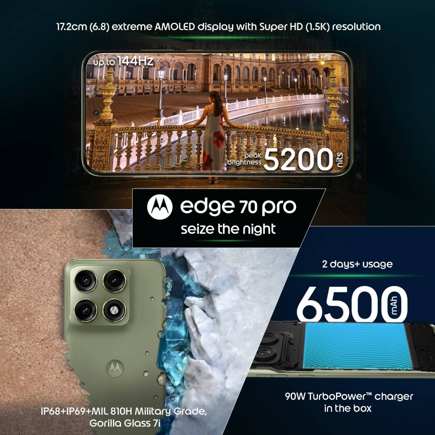 Motorola Edge 70 Pro 256GB Green - Image 4