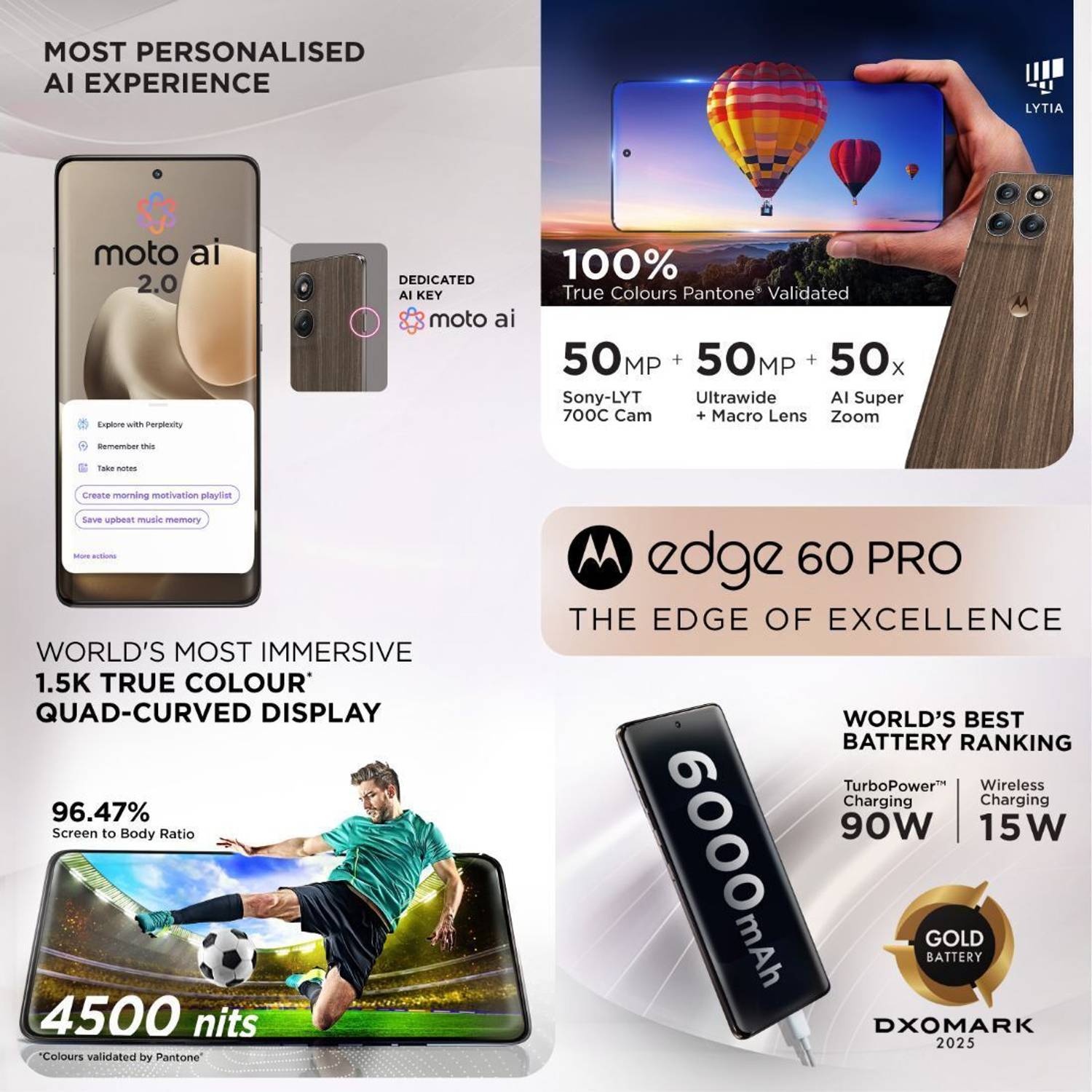 Motorola Edge 60 Pro 256GB Pantone Walnut - Image 5