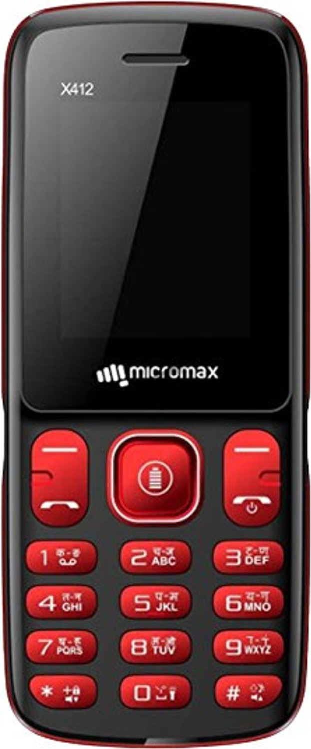 Image of Micromax x412 black, red