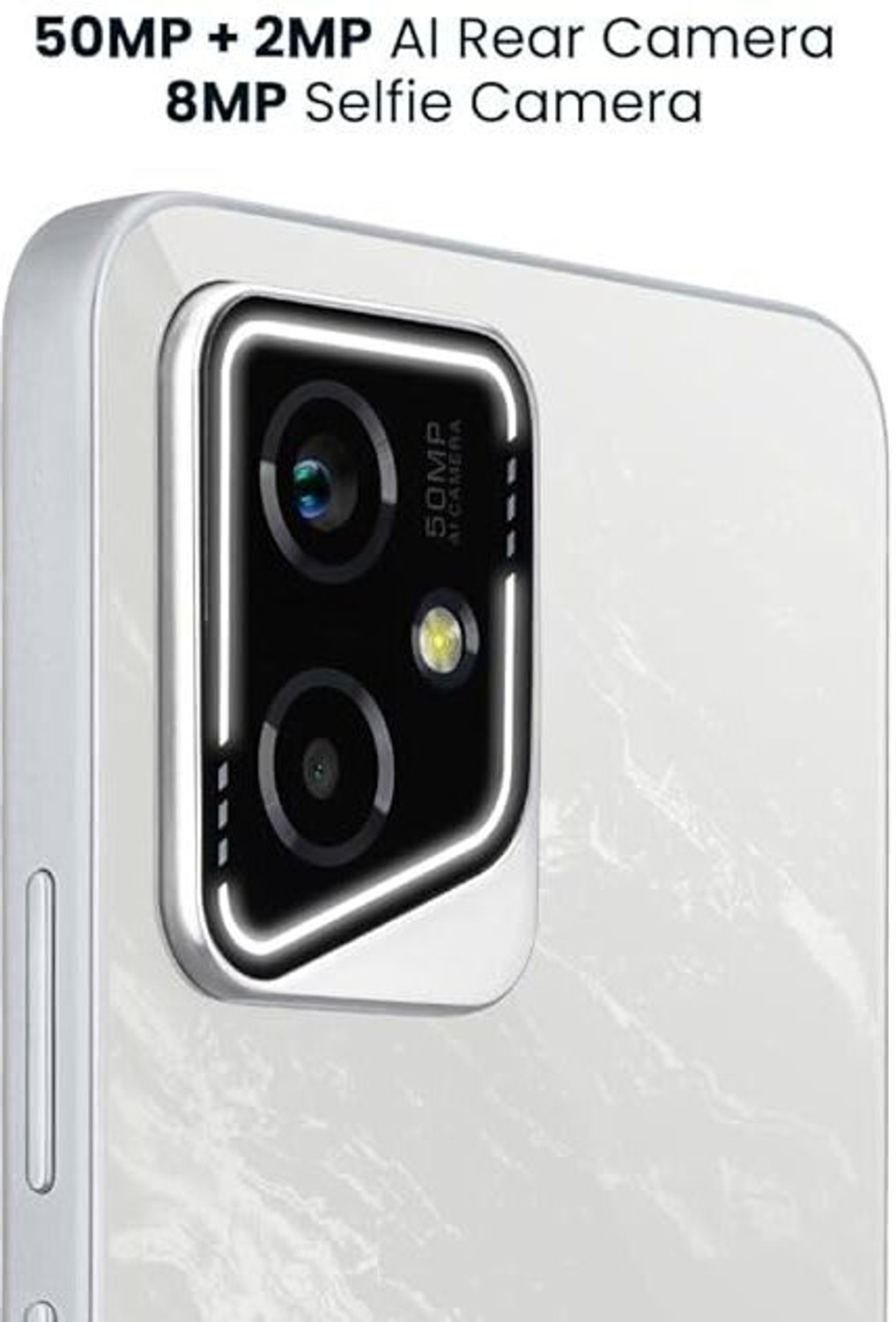 Image of LAVA Yuva 2 5G (Marble White, 128 GB)