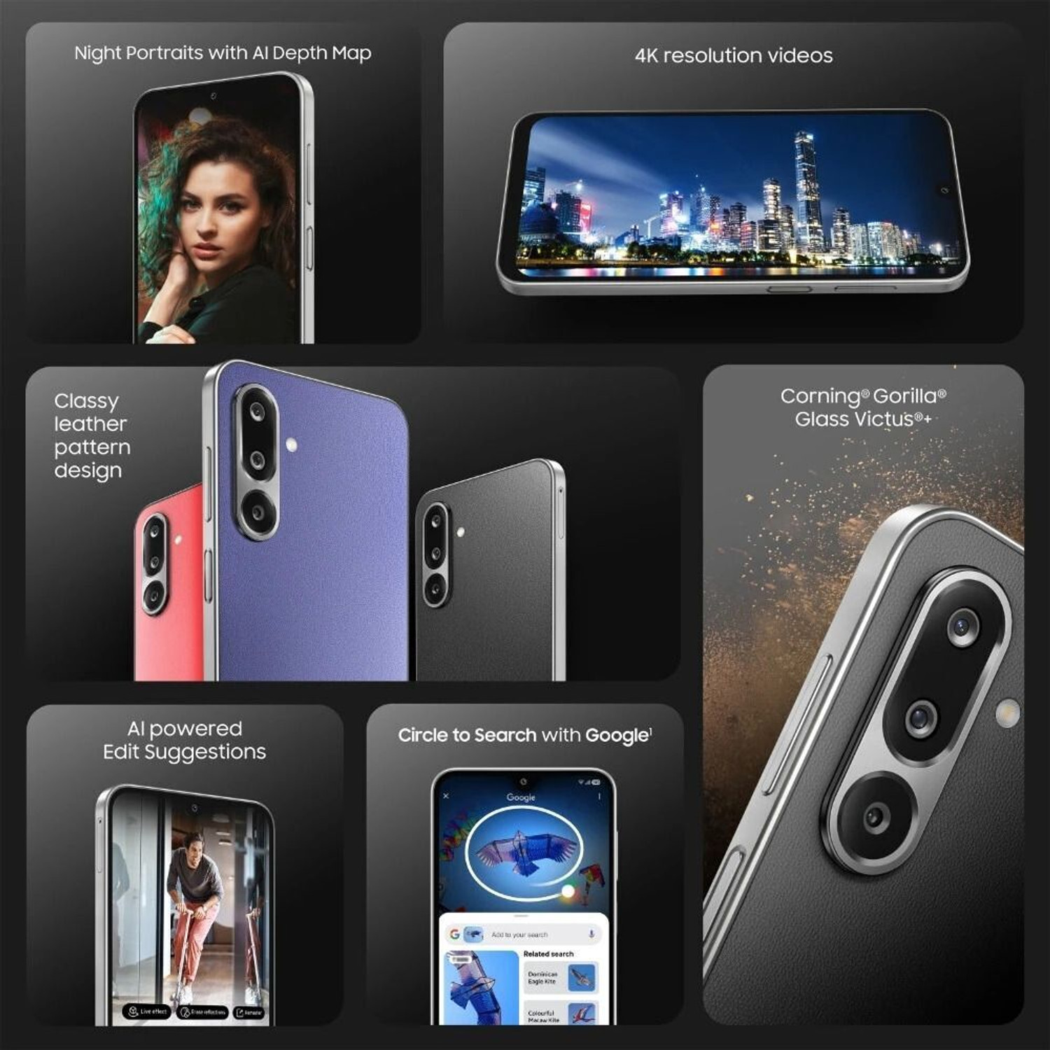 Image of Samsung Galaxy F36 5G (Black, 256 GB)