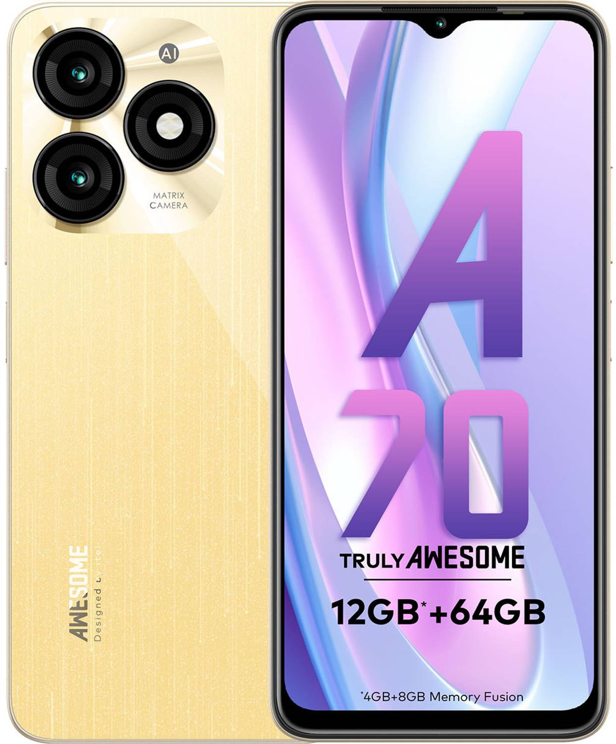 itel A70 (256 GB Storage, 4 GB RAM) Online at Best Price On
