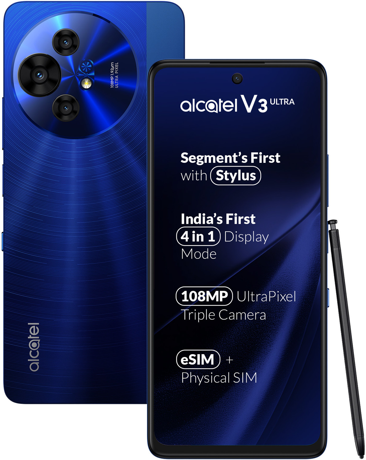 Image of Alcatel V3 Ultra 5G (Hyper Blue, 128 GB)
