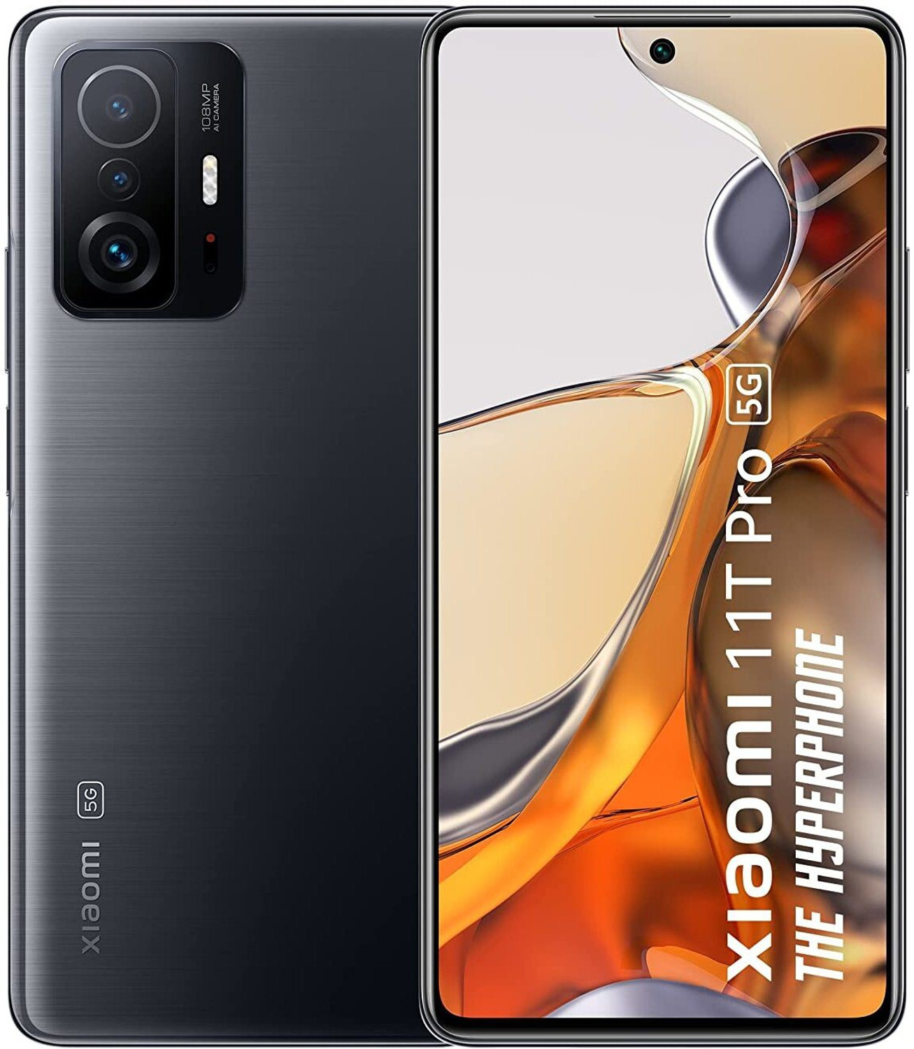 Image of Xiaomi 11T Pro 5G Hyperphone (Meteorite Black, 256 GB)