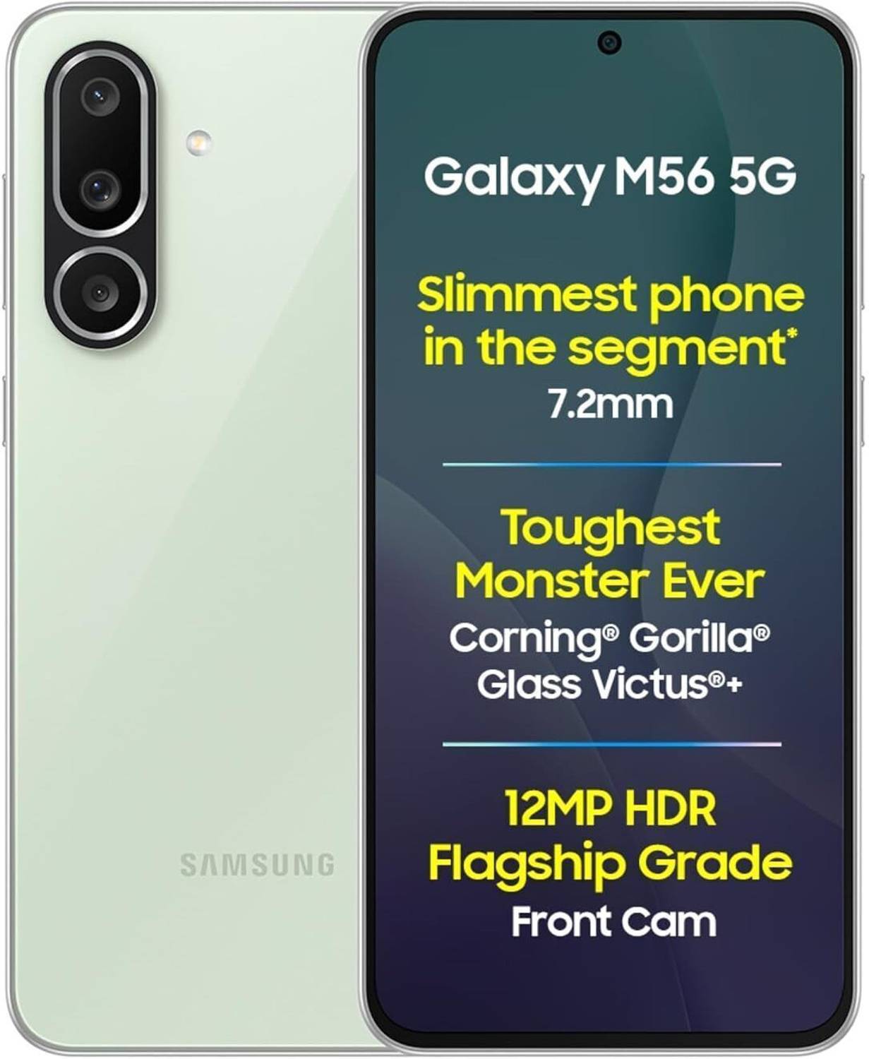 Samsung Galaxy M56 5G 128GB Light Green - Image 4