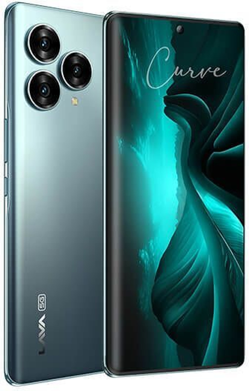 Image of LAVA Blaze Curve 5G (Glass Viridian, 256 GB)