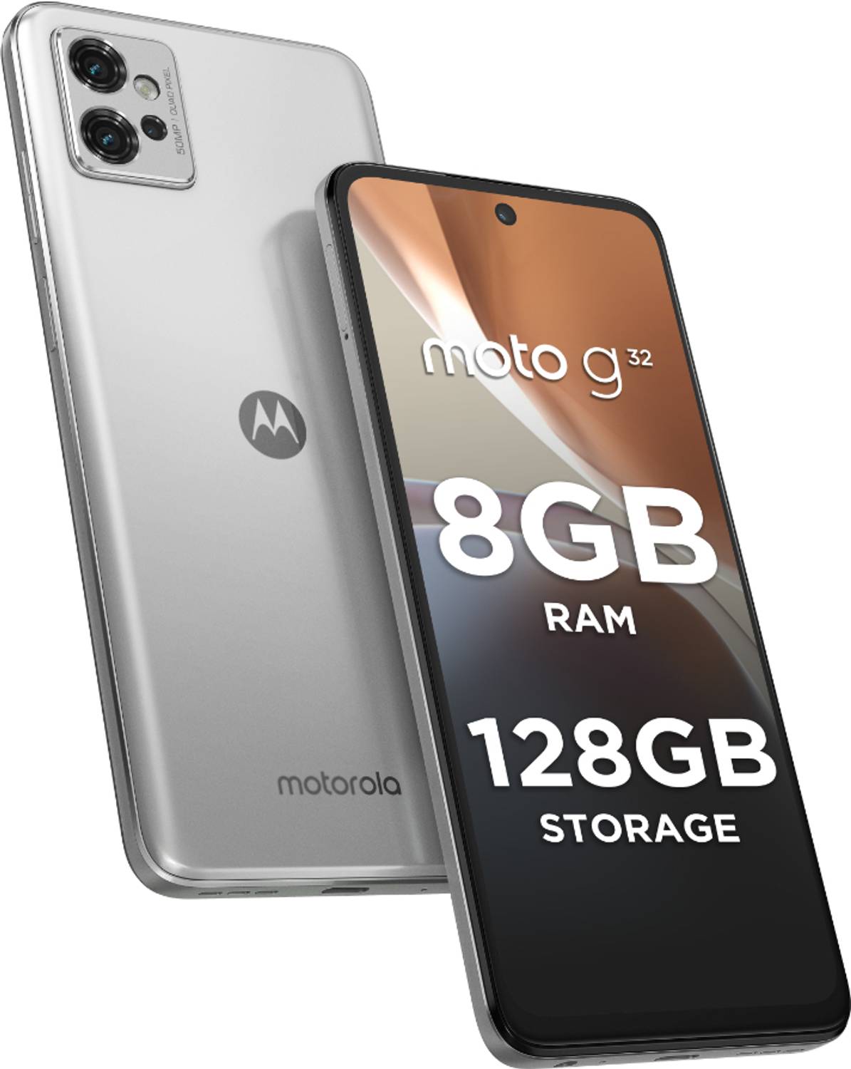 MOTOROLA G32 (Satin Silver, 128 GB) (8 GB RAM)