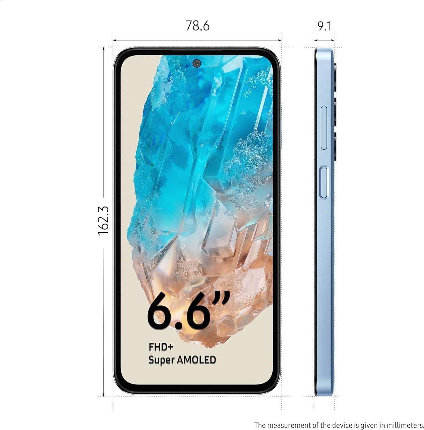 Samsung Galaxy M35 5G 128GB DayBreak Blue - Image 3