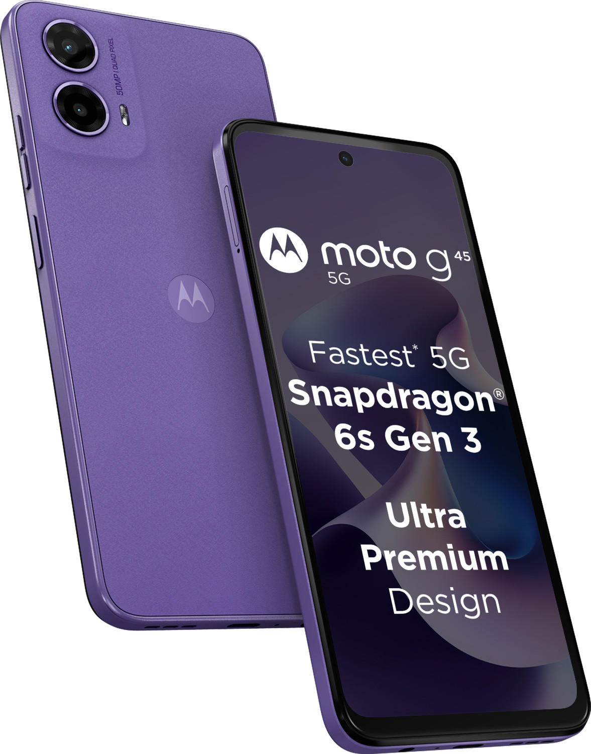 Image of Motorola g45 5G (Pantone Dahlia Purple, 128 GB)
