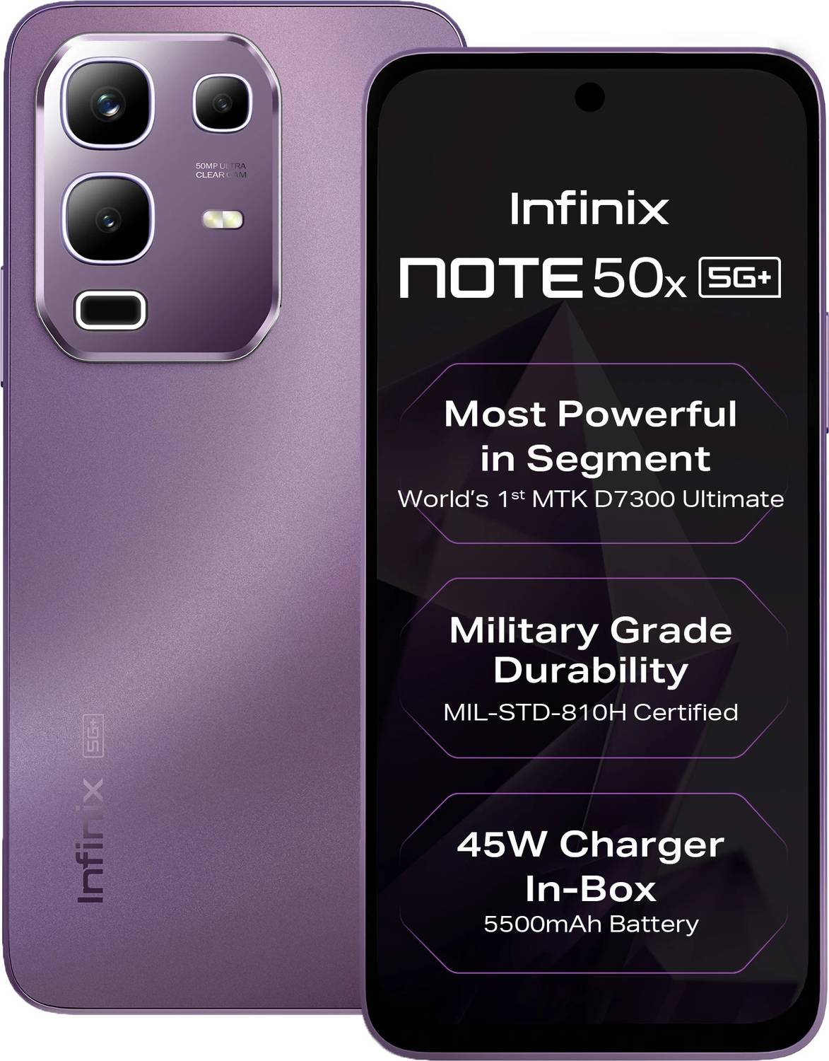Infinix Note 50x 5G+ 128GB Purple