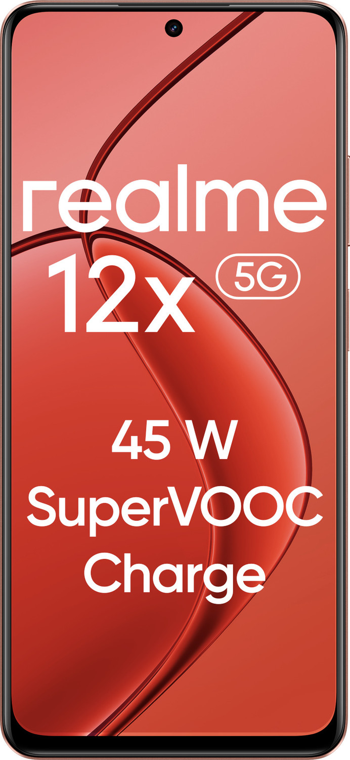 Image of realme 12x 5G (Coral Red, 128 GB)