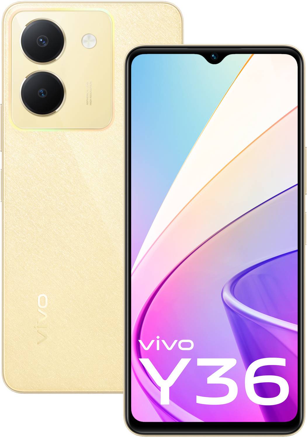 vivo Y36 128GB Vibrant Gold - Image 1