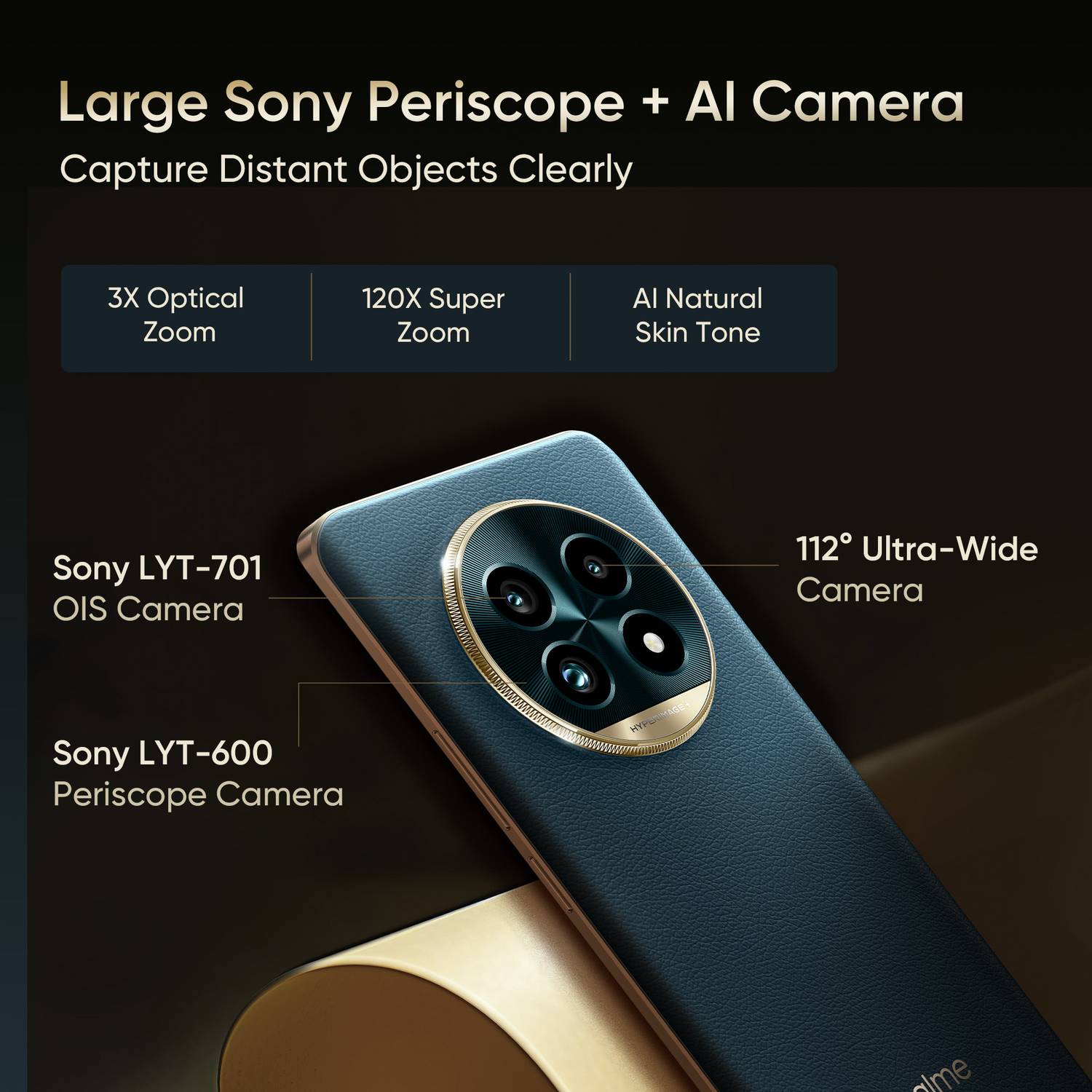 realme 13 Pro+ 5G 256GB Emerald Green - Image 4