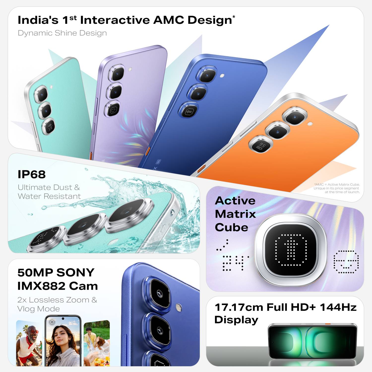 Infinix HOT 70 Pro 5G 128GB Dive Blue - Image 2