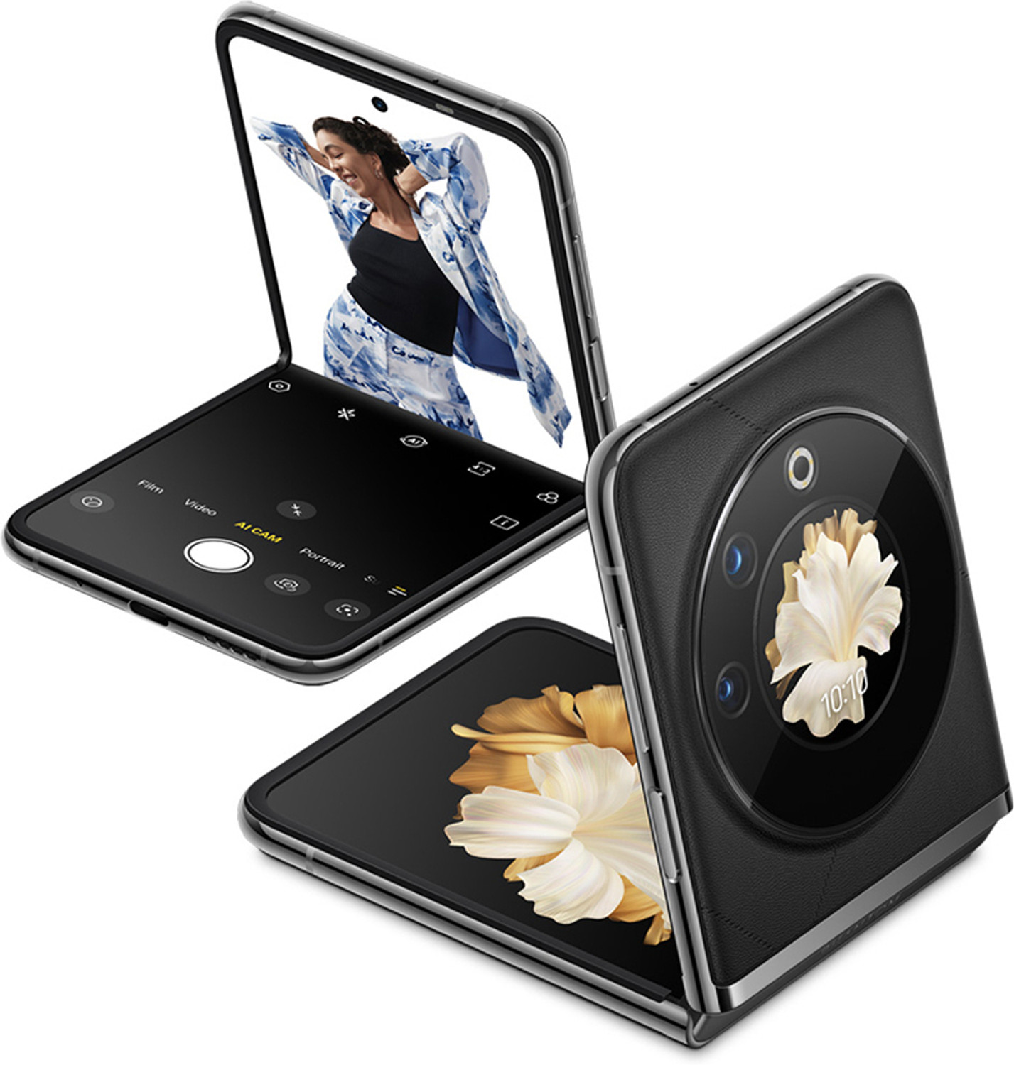 Image of Tecno Phantom V Flip 5G (Iconic Black, 256 GB)