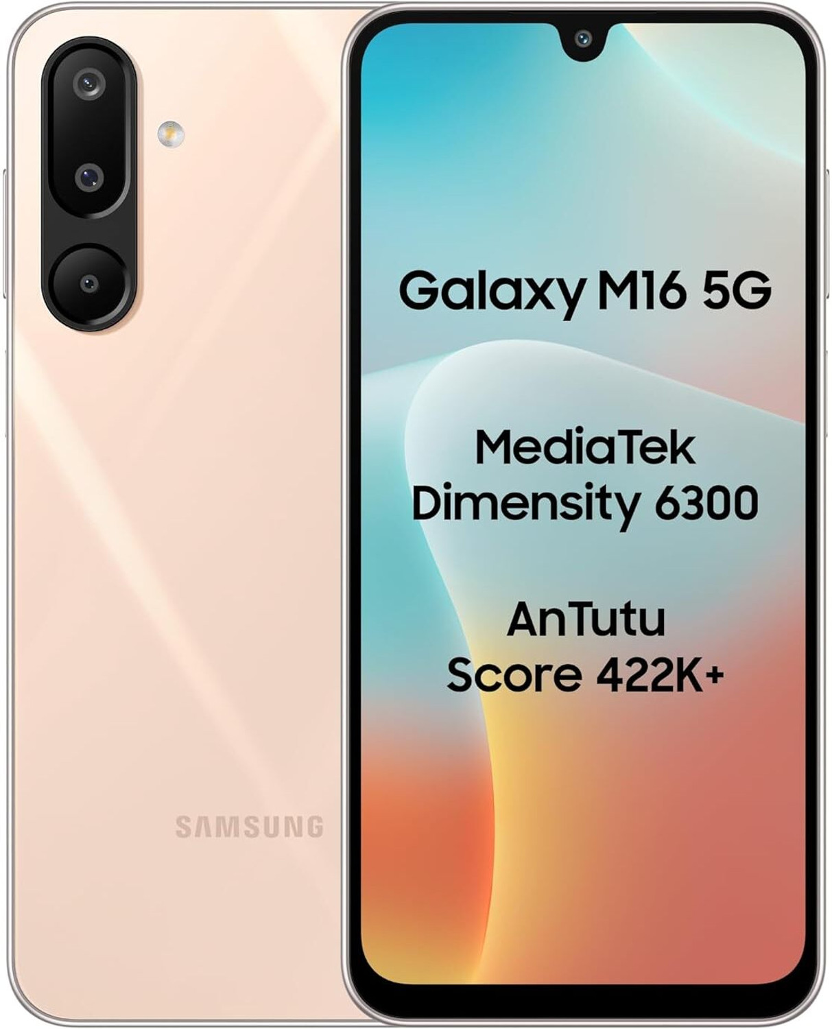 Image of Samsung Galaxy M16 5G (Blush Pink, 128 GB)