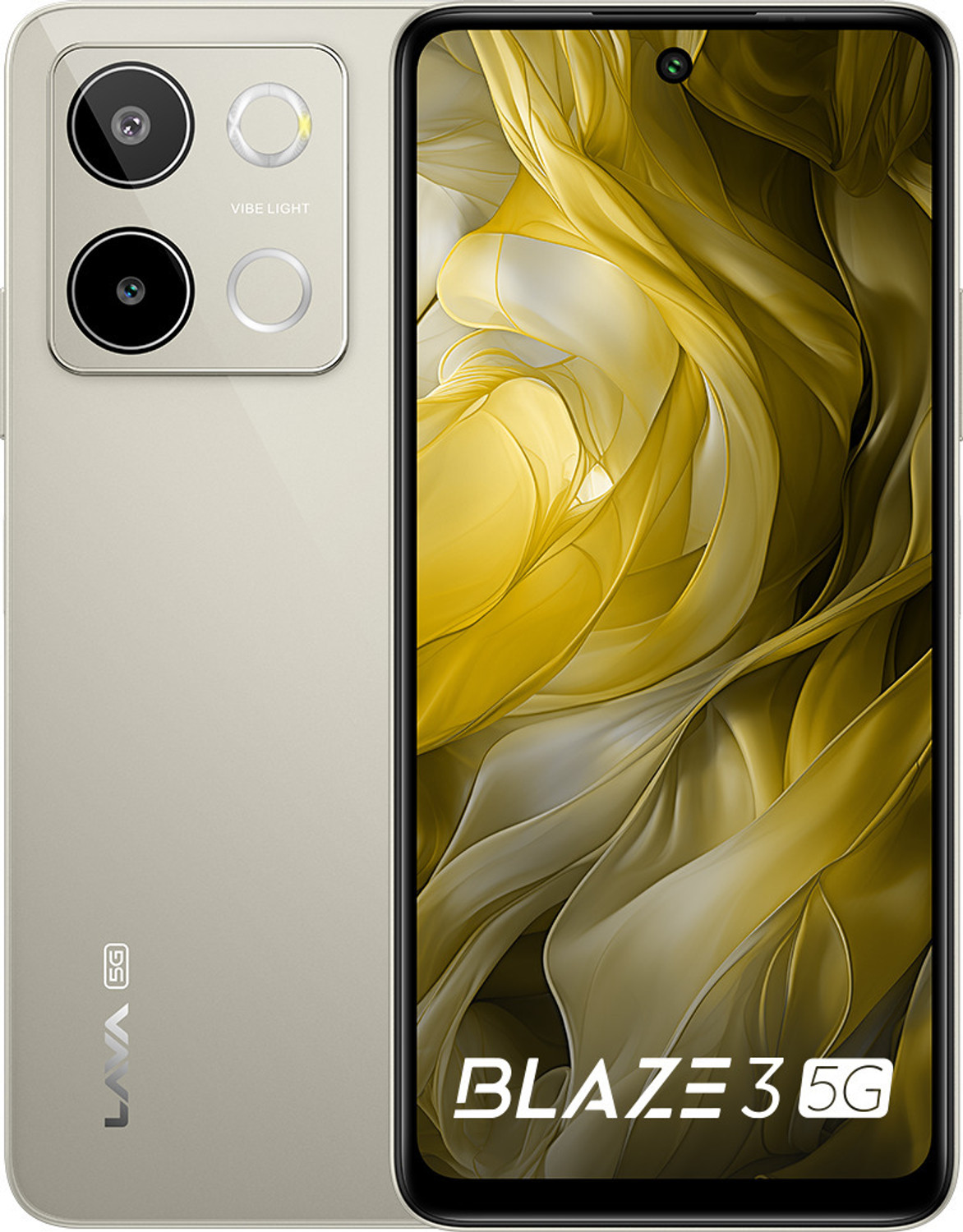 Image of LAVA Blaze 3 5G (Glass Gold, 128 GB)