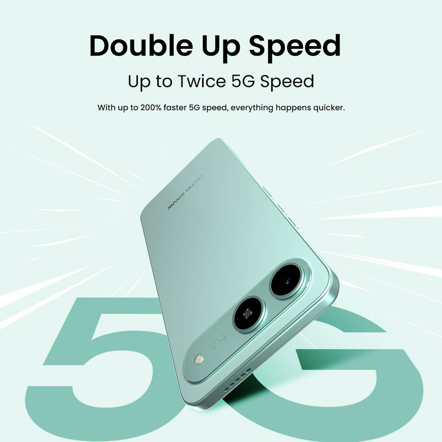 Tecno Spark Go 5G Turquoise Green 128GB - Image 4
