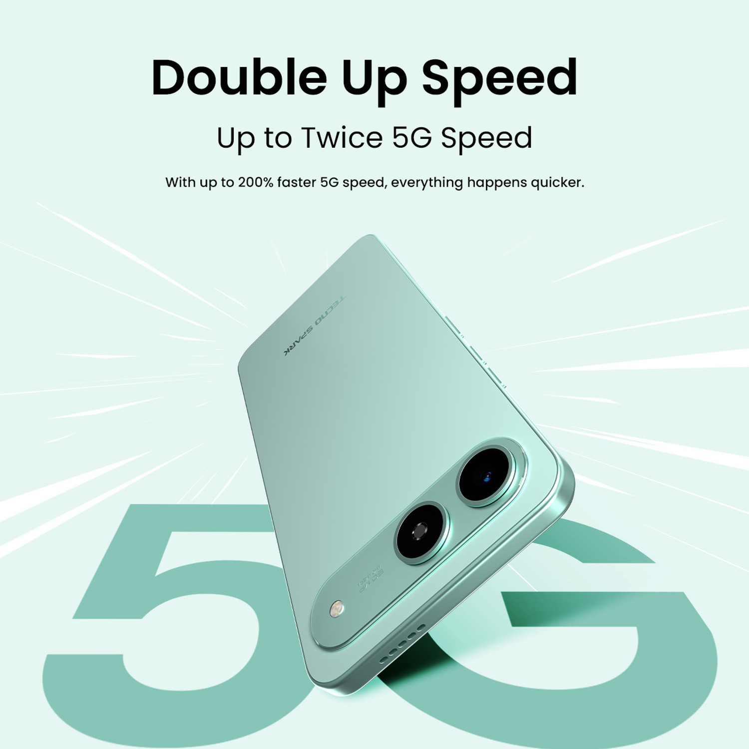 Image of Tecno Spark Go 5G (Turquoise Green, 128 GB)