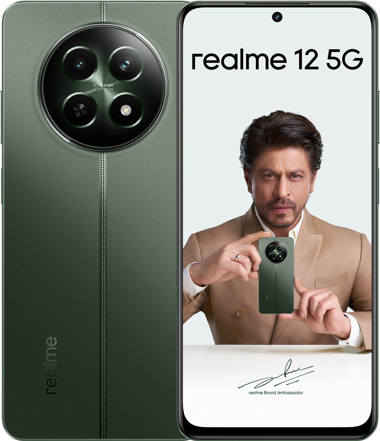 Image of realme 12 5G (Woodland Green, 128 GB)