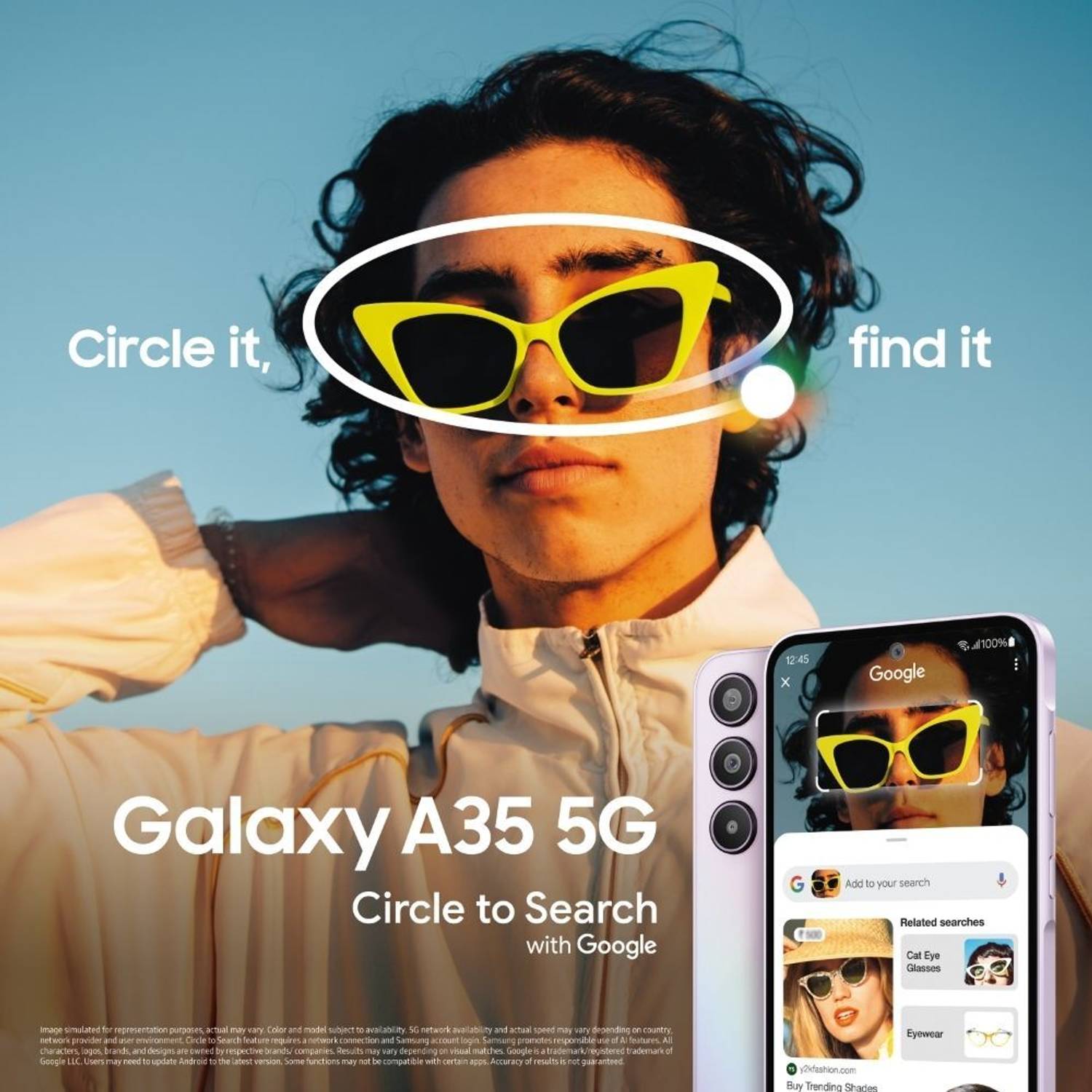 Samsung Galaxy A35 5G 256GB Iceblue - Image 4