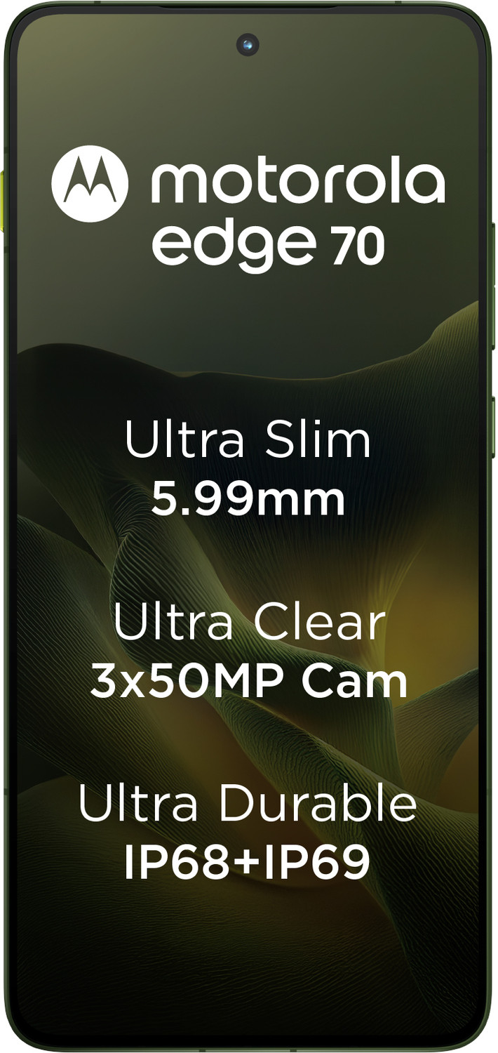 Image of MOTOROLA Edge 70 (PANTONE Bronze Green, 256 GB)