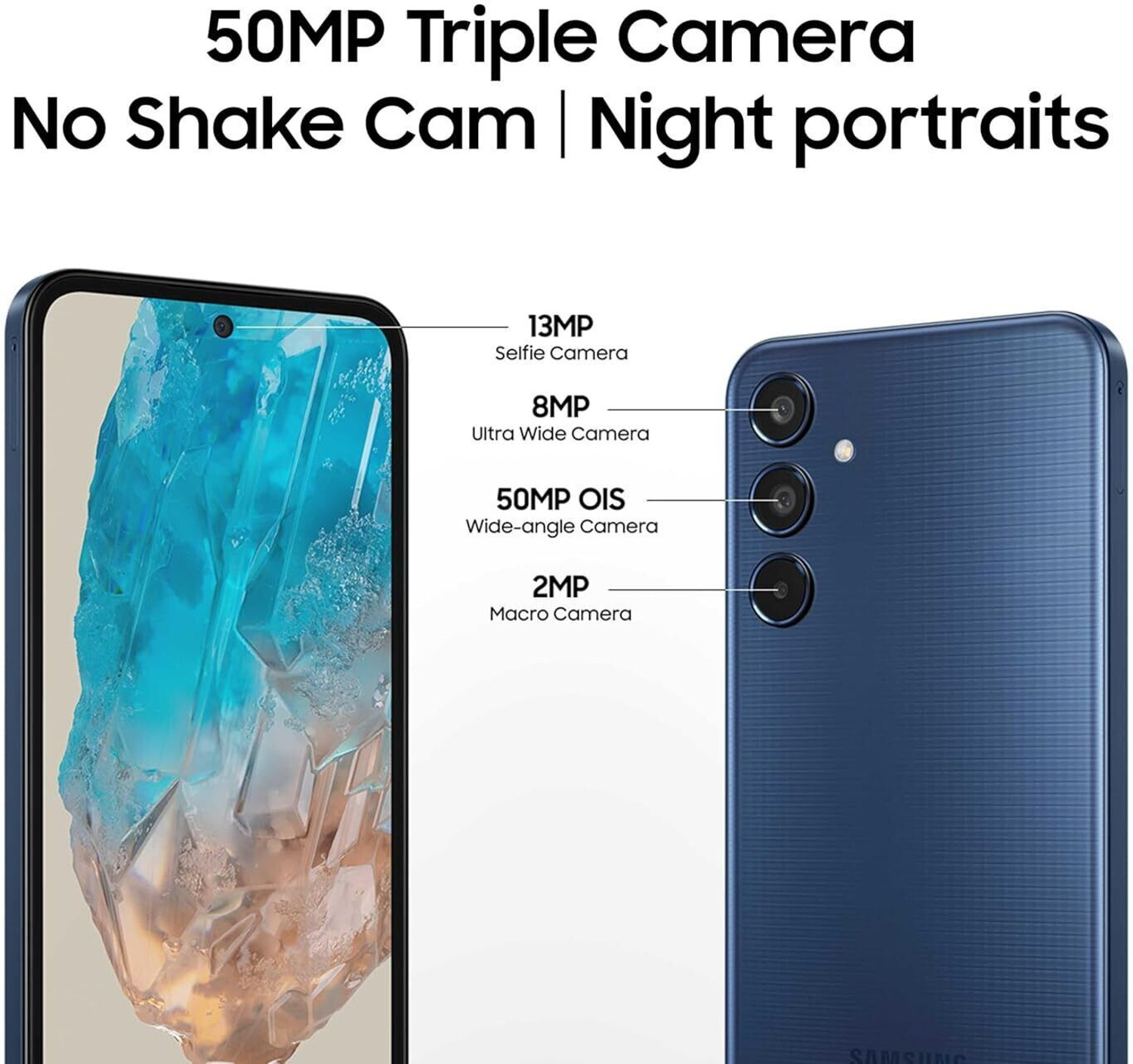 Image of Samsung Galaxy M35 5G (Moonlight Blue, 256 GB)