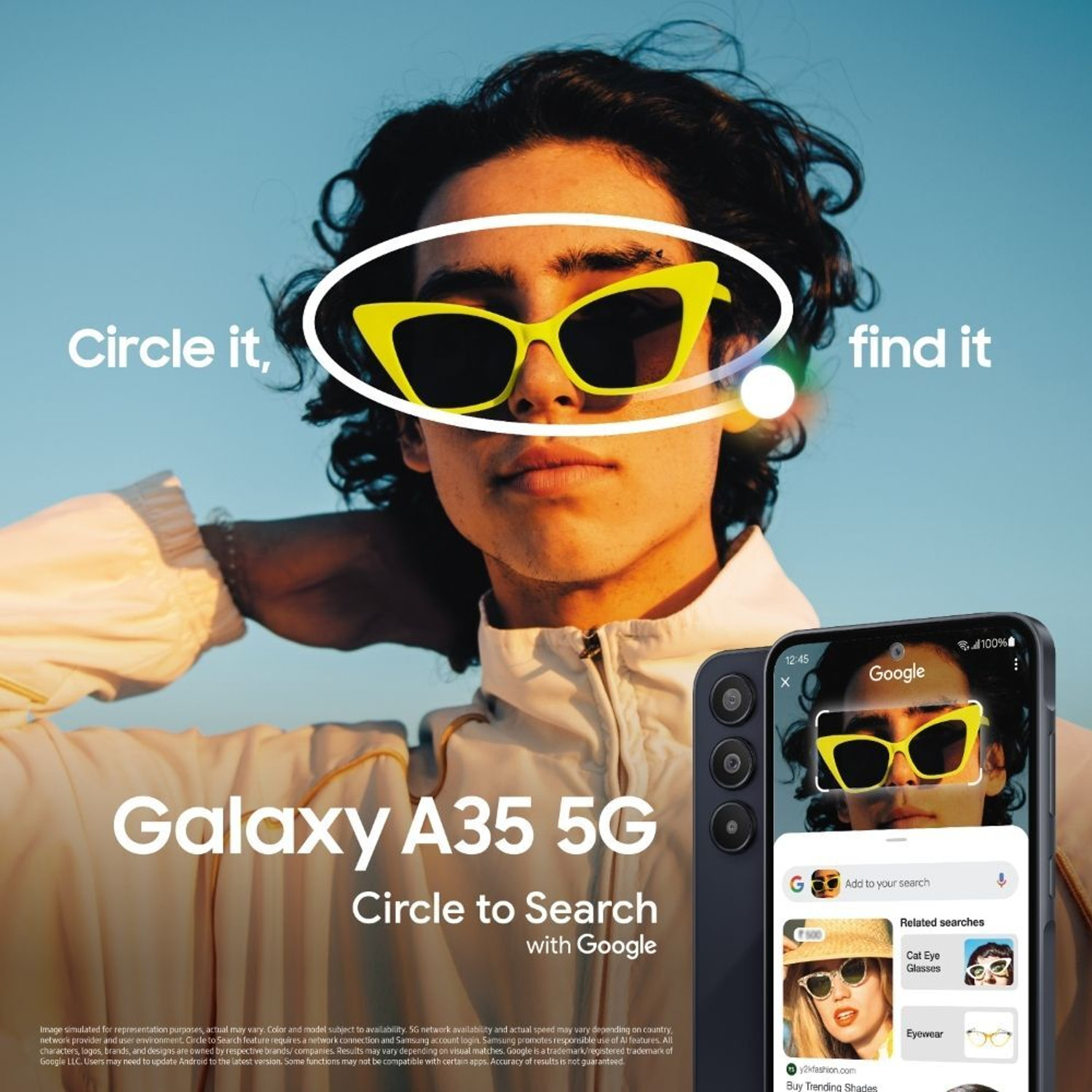 Image of Samsung Galaxy A35 5G (Awesome Navy, 128 GB)