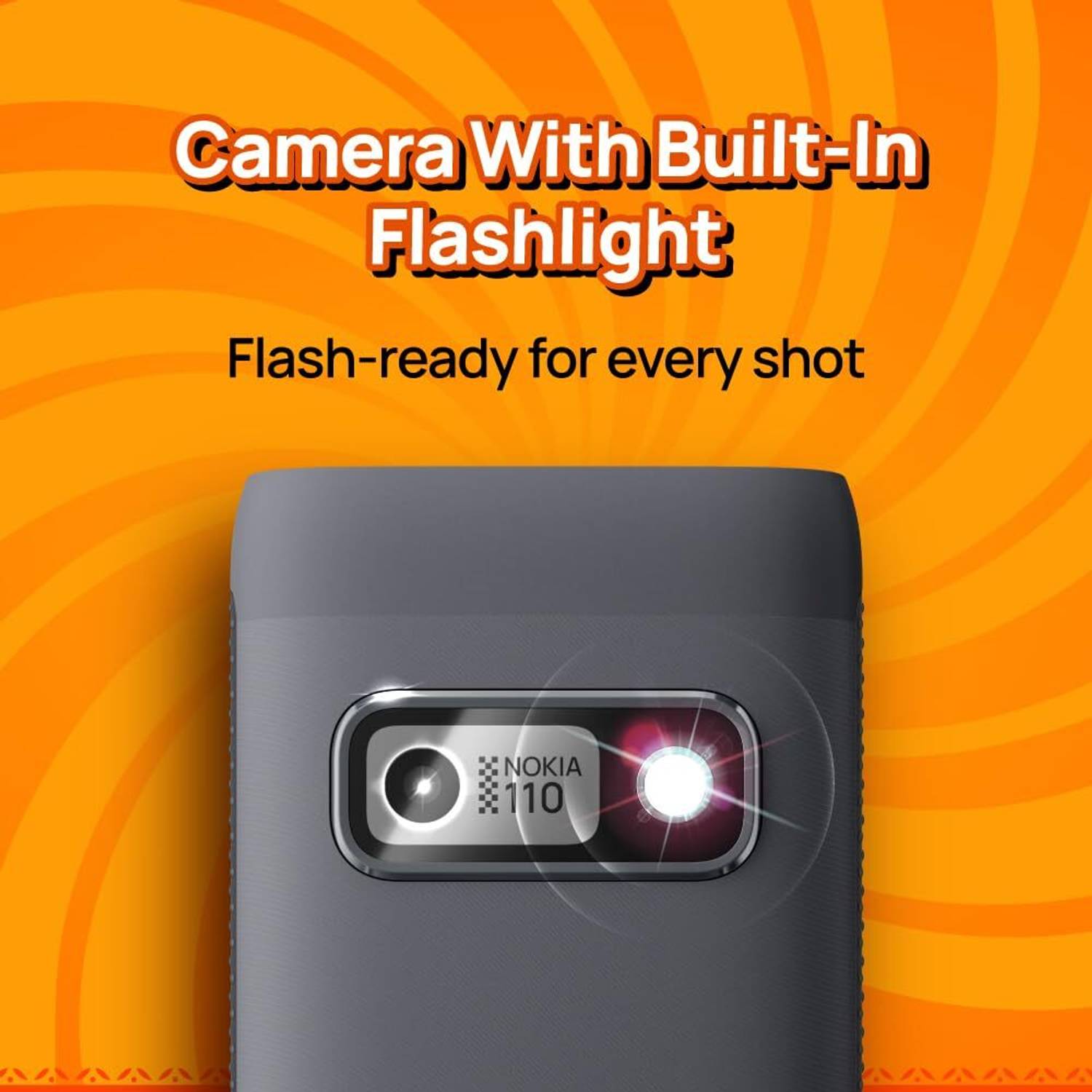 Nokia 110 Power Dual SIM Keypad Phone - Image 4
