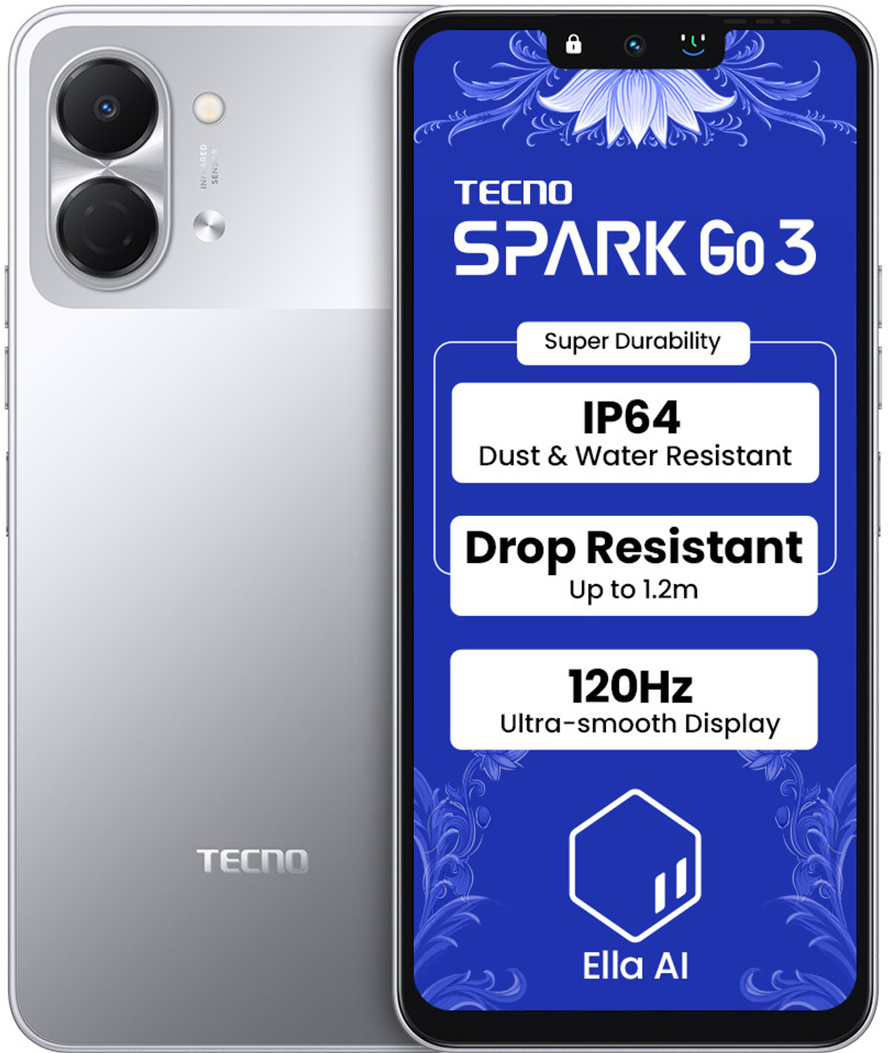 Image of Tecno Spark Go 3 (Titanium Grey, 64 GB)