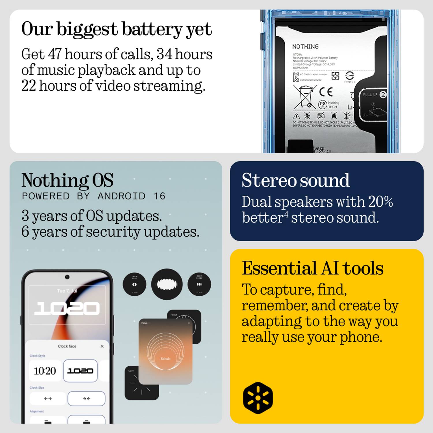 Nothing Phone (4b) 256GB Black - Image 5