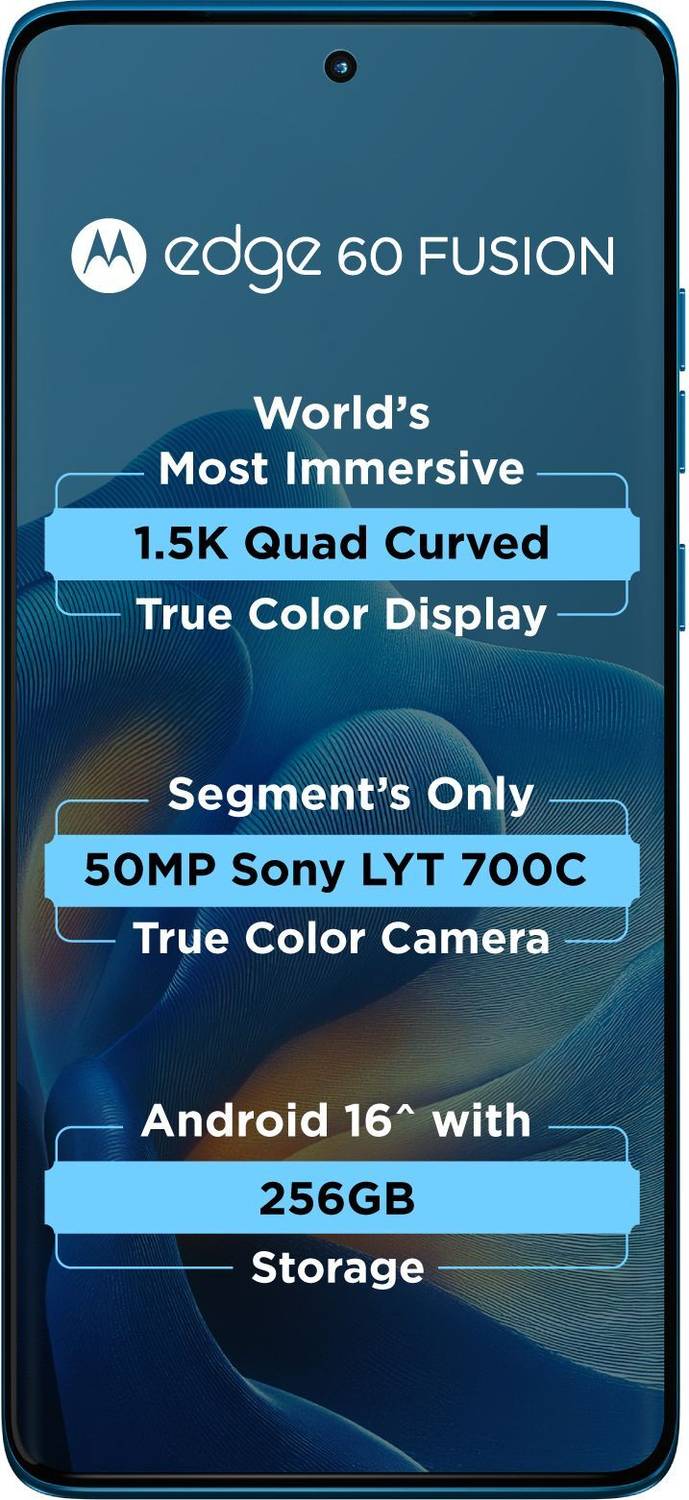 MOTOROLA Edge 60 Fusion 5G 256GB Blue - Image 2