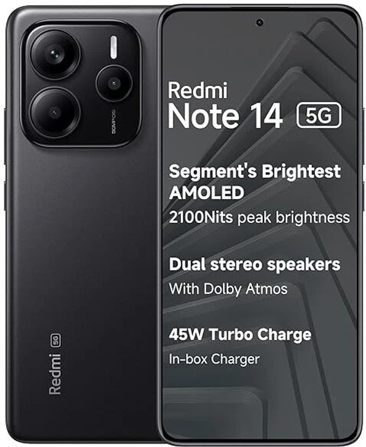 Image of REDMI Note 14 5G (Titan Black, 256 GB)