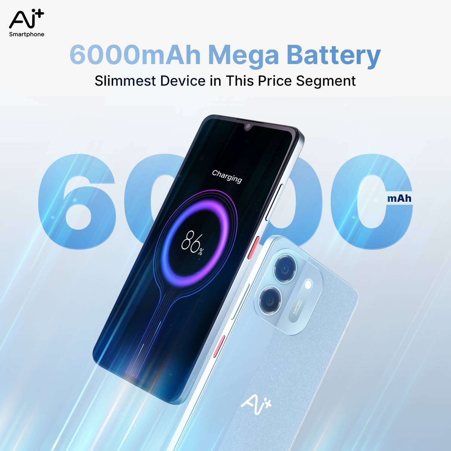 Ai+ Pulse 2 (Blue, 64 GB) (4 GB RAM)
