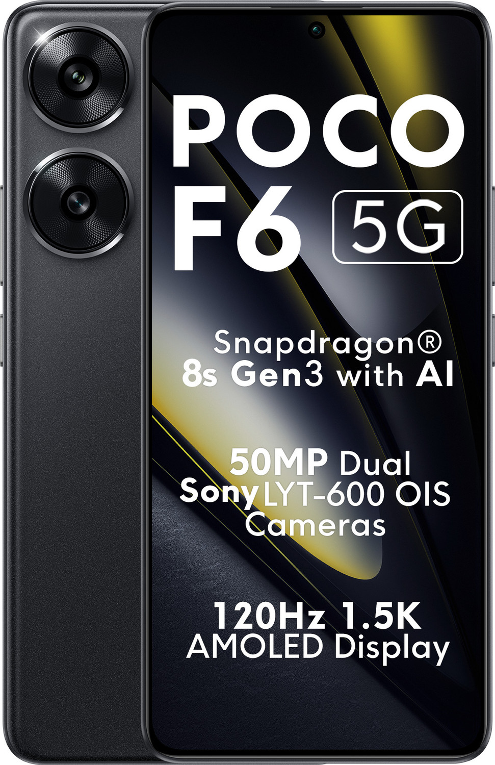Image of POCO F6 5G (Black, 256 GB)